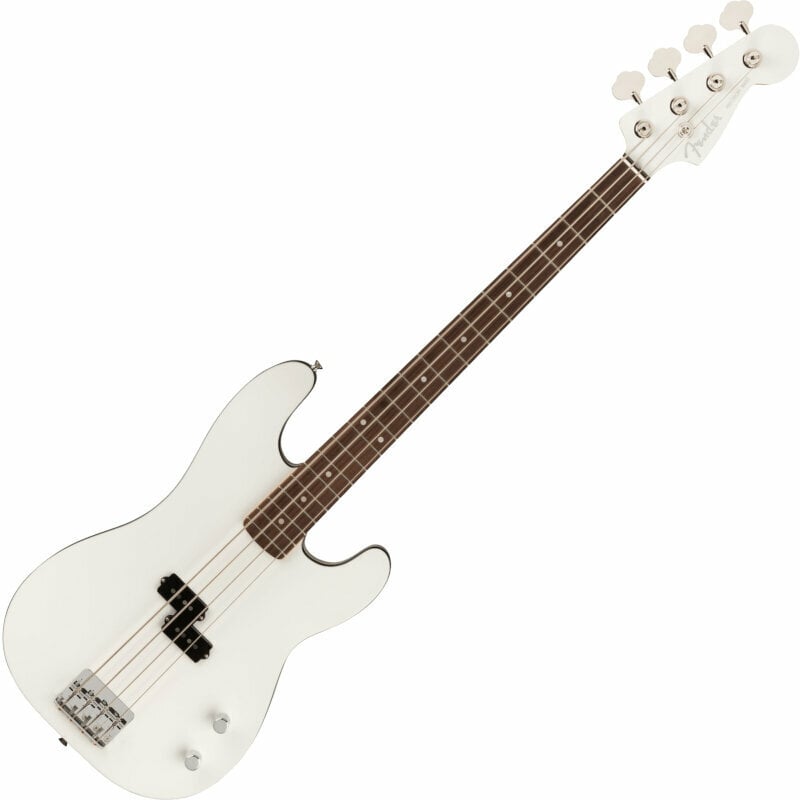 Bas electric Fender Aerodyne Special Precision Bass RW Alb luminos