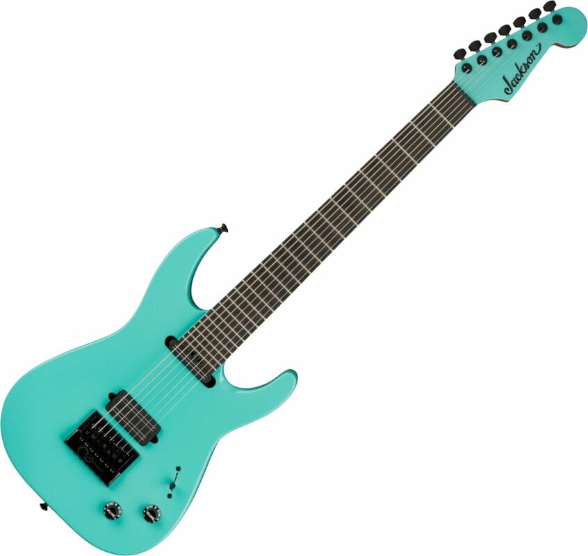 Guitare électrique Jackson Pro Series Josh Smith Soloist SL7 ET Aquamarine