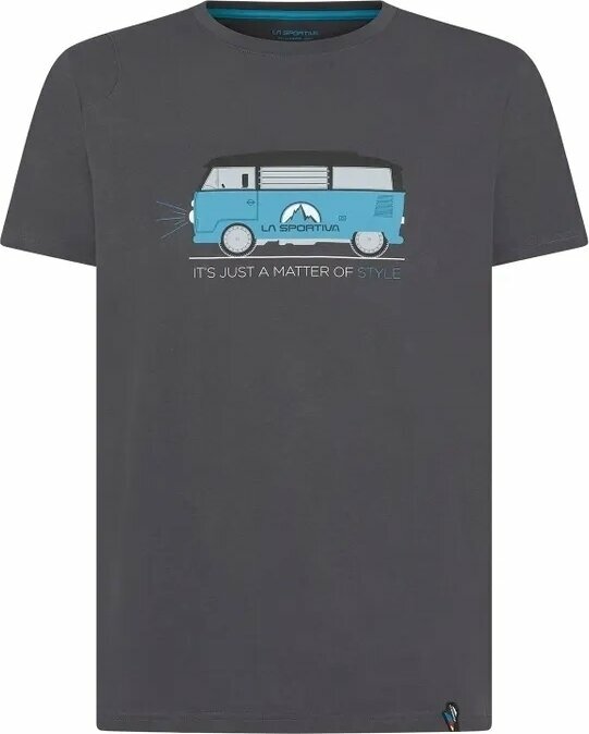 T-shirt outdoor La Sportiva Van M Carbon/Topaz 2XL T-shirt