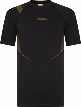 Ulkoilu t-paita La Sportiva Jubilee M Black/Yellow M T-paita-Toiminnallinen alusvaatteet - 1