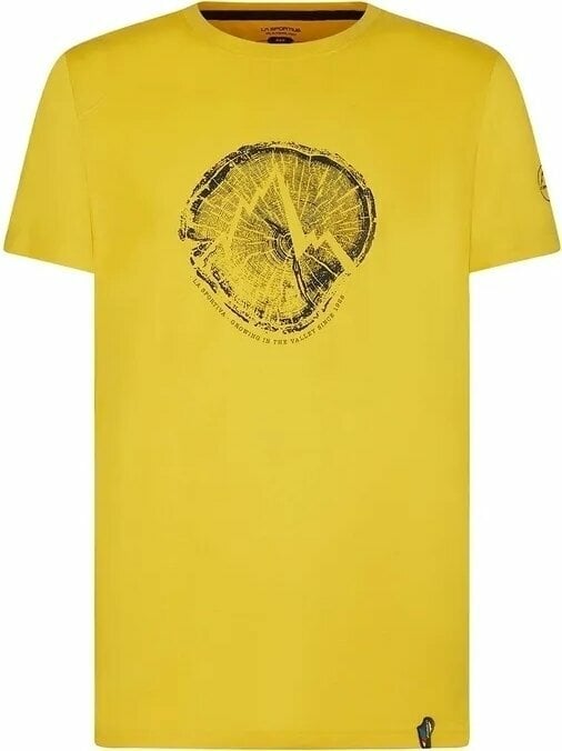 Póló La Sportiva Cross Section T-Shirt M Yellow M Póló