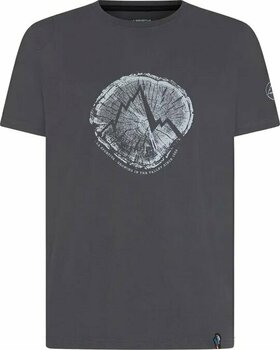 Outdoor T-Shirt La Sportiva Cross Section T-Shirt M Carbon/Cloud XL T-Shirt - 1