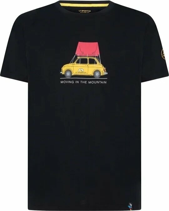 Outdoor T-Shirt La Sportiva Cinquecento T-Shirt M Black S T-Shirt