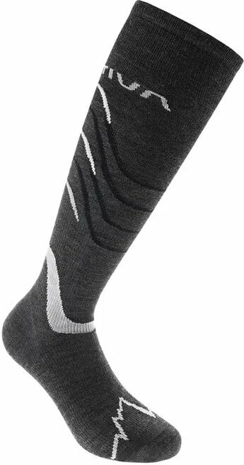 Ponožky La Sportiva Skialp Socks Carbon/Ice S Ponožky