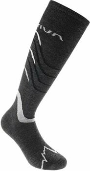 Strumpor La Sportiva Skialp Socks Carbon/Ice S Strumpor - 1