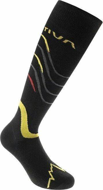 Medias La Sportiva Skialp Socks Black/Yellow S Medias