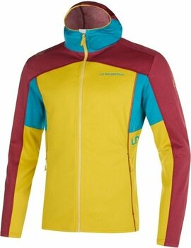 Outdoor Jacket La Sportiva Cosmic Hoody M Outdoor Jacket Moss/Sangria M - 1