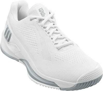 Ανδρικό Παπούτσι για Τένις Wilson Rush Pro 4.0 Mens Tennis Shoe White/Whit Pearl 42 2/3 Ανδρικό Παπούτσι για Τένις - 1