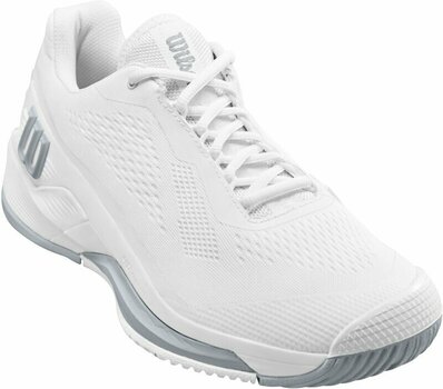 Tennissko til mænd Wilson Rush Pro 4.0 Mens Tennis Shoe White/Whit Pearl 43 1/3 Tennissko til mænd - 1