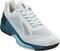 Pánské tenisové boty Wilson Rush Pro 4.0 Mens Tennis Shoe White/Blue Coral/Blue Alton 42 Pánské tenisové boty