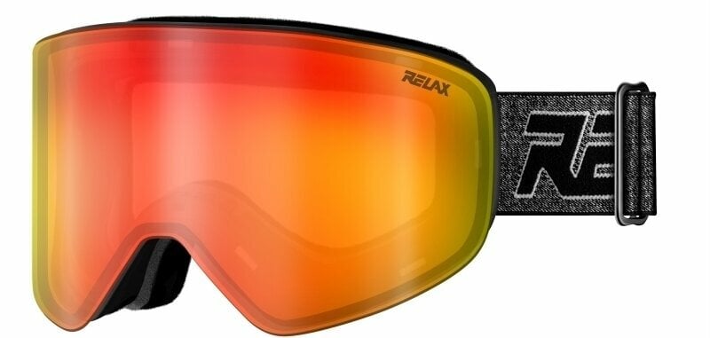 Ochelari pentru schi Relax X Figthter Black Matt/Inferno Platinum Ochelari pentru schi