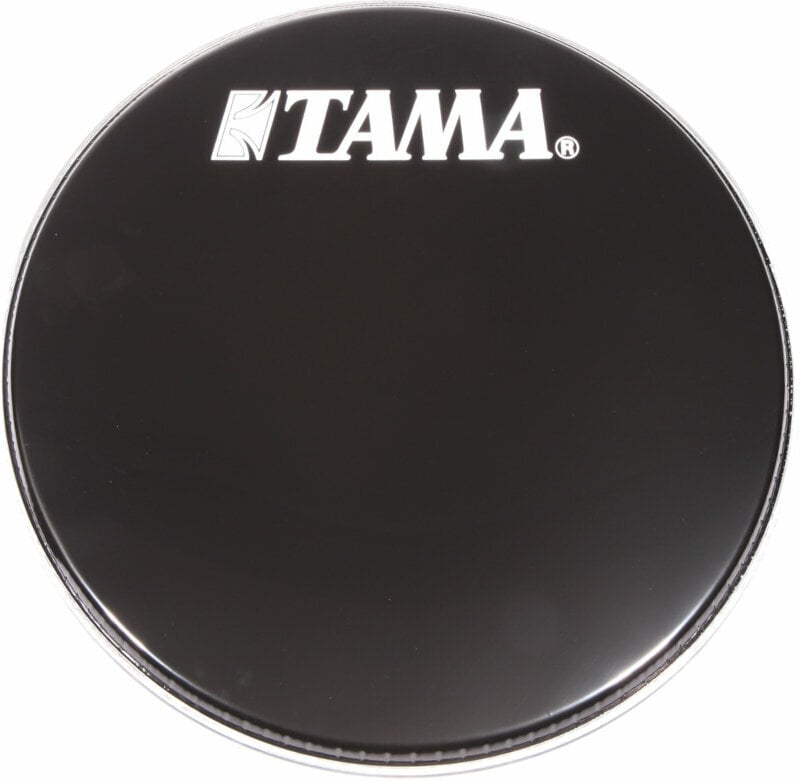 Resonant Drum Head Tama BK20BMWS Logo 20" Black Resonant Drum Head