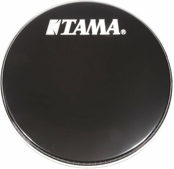 Rezonančná blana na bubon Tama BK20BMWS Logo 20" Black Rezonančná blana na bubon - 1