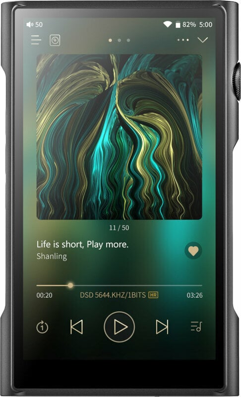 Leitor de música portátil Shanling M6 Ultra 64 GB Black