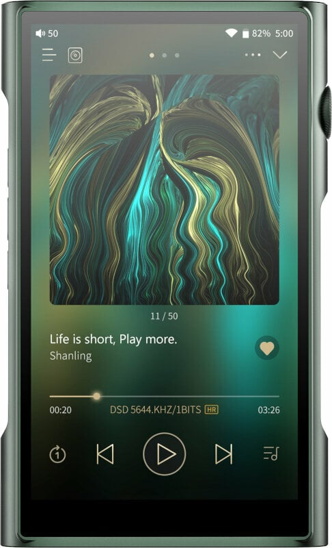 Leitor de música portátil Shanling M6 Ultra 64 GB Green