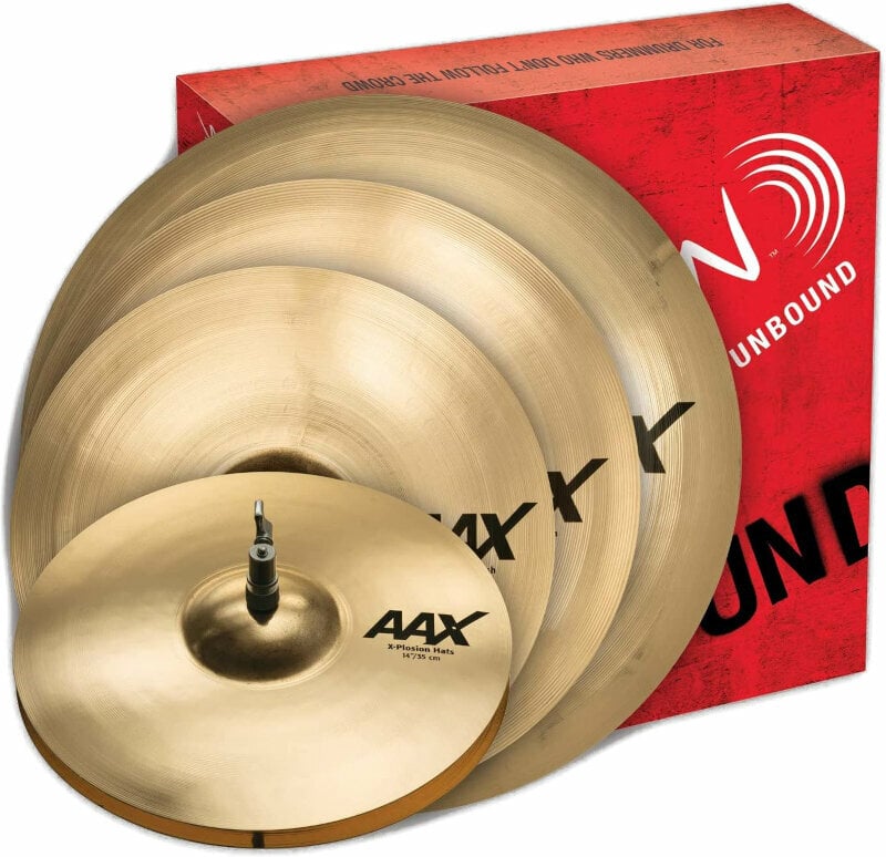 Set de cymbales Sabian 2500587XPB AAX X-Plosion 14/16/18/21 Set de cymbales