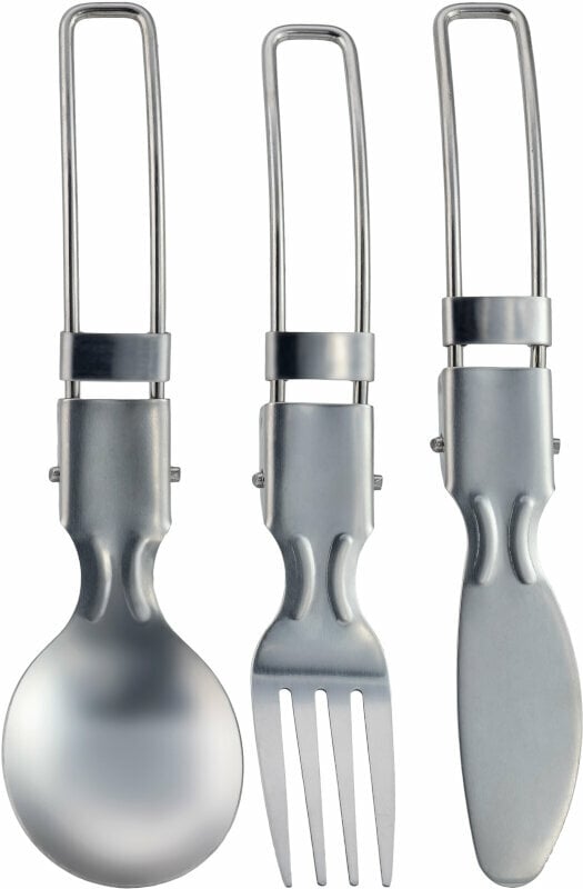 Bestik Rockland Stainless Folding Cutlery Set Bestik