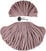 Șnur  Bobbiny Jumbo 9 mm 100 m Mauve Șnur 