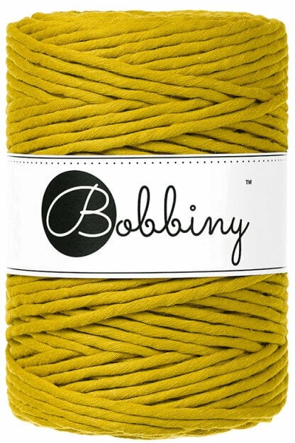 Zsinór Bobbiny Macrame Cord 5 mm 100 m Spicy Yellow Zsinór