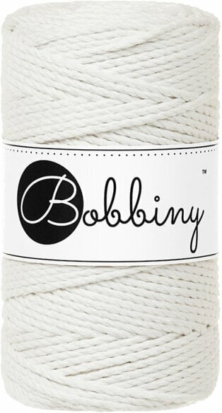 Snor Bobbiny 3PLY Macrame Rope 3 mm Off White