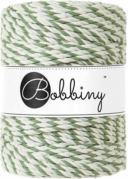 Schnur Bobbiny 3PLY Macrame Rope 5 mm Magic Green