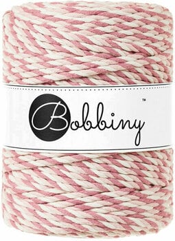 Cable Bobbiny 3PLY Macrame Rope 5 mm Magic Pink Cable - 1
