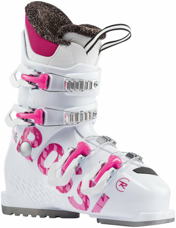 Chaussures de ski alpin Rossignol Fun Girl 4 White 23,0 Chaussures de ski alpin