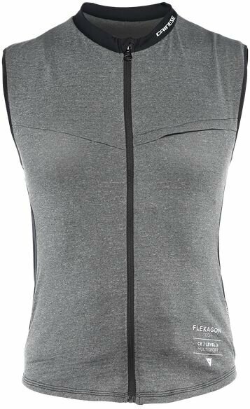 Inline and Cycling Protectors Dainese Flexagon Waistcoat Lady Puritan Gray/Stretch Limo XL