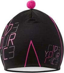Jooksumüts R2 Pompon Black/Pink/Gray