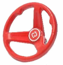 Skibobslee Hamax Sno Blade Steering Wheel Incl. Cap Red