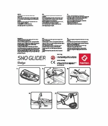 Ski Shovel Hamax Sno Glider Pulling Rope Bag