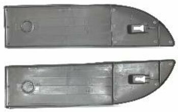 Bobsleigh Hamax Sno Taxi/Fire Steering Skis Black - 1