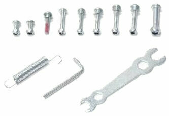 Lenkschlitten Hamax Sno Blade Complete Set Of Screws + Tools Silver - 1