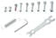 Lenkschlitten Hamax Sno Blade Complete Set Of Screws + Tools Silver