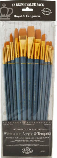 Sivellin Royal & Langnickel RSET-9313 Set of Brushes 12 kpl