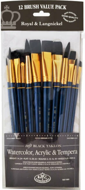 Pincel de pintura Royal & Langnickel RSET-9301 Set of Brushes 12 un.