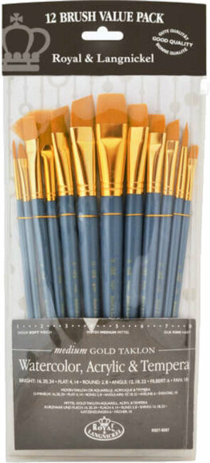Verfkwast Royal & Langnickel RSET-9307 Set of Brushes 12 stuks