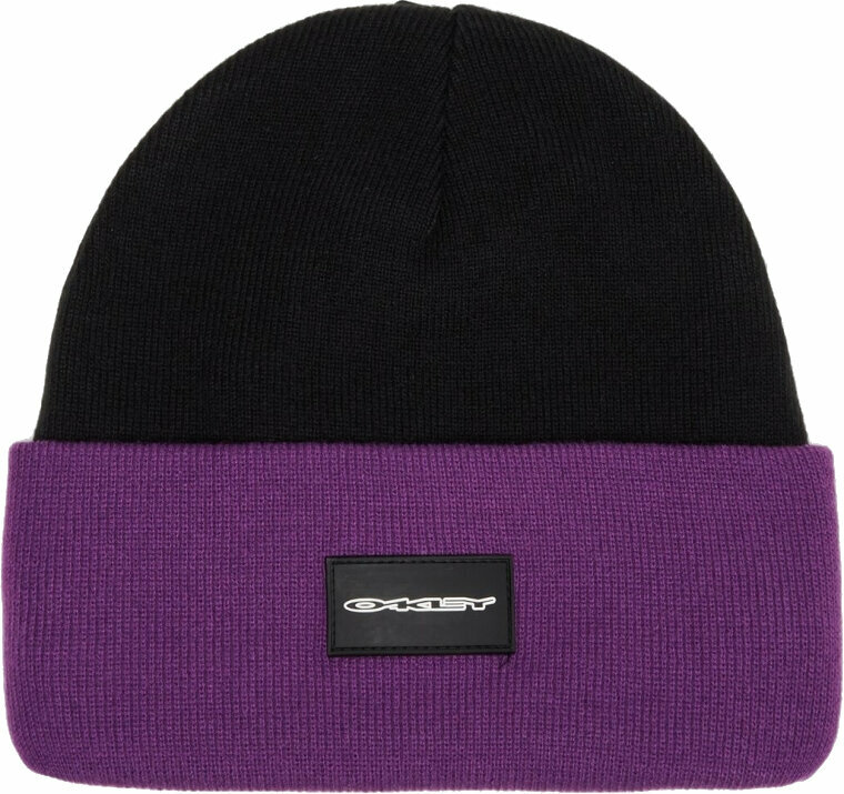 Oakley Tc Stretch Logo Beanie Blackout/Ultra Purple UNI