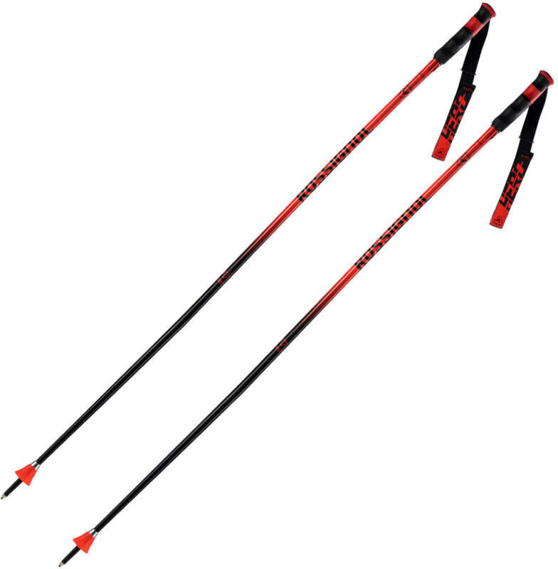 Lyžiarske palice Rossignol Hero GS-SG Black/Red 125 cm Lyžiarske palice