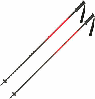 Ski Poles Rossignol Tactic Black/Red 135 cm Ski Poles - 1