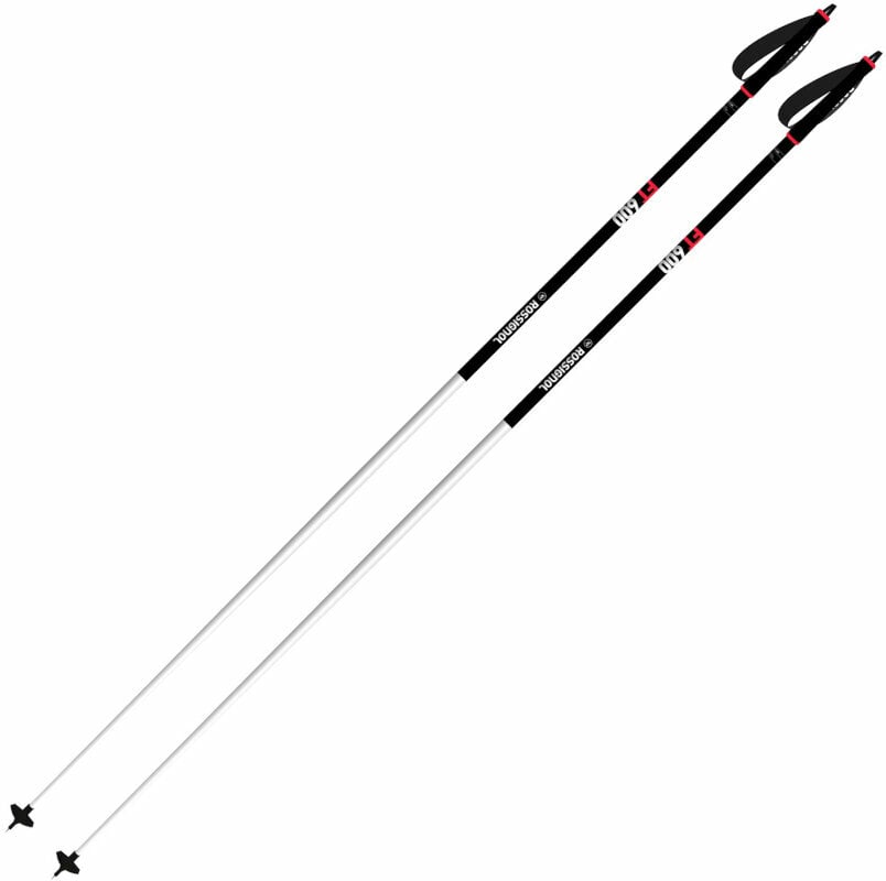 Bâtons de ski Rossignol FT-600 Black/White 145 cm