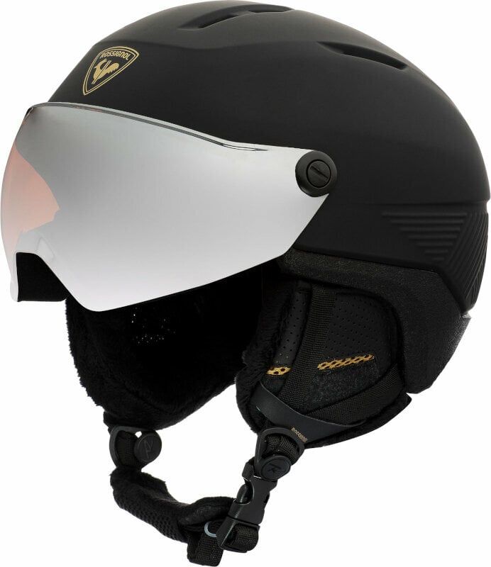 Ski Helmet Rossignol Fit Visor Impacts W Black M/L (55-59 cm) Ski Helmet