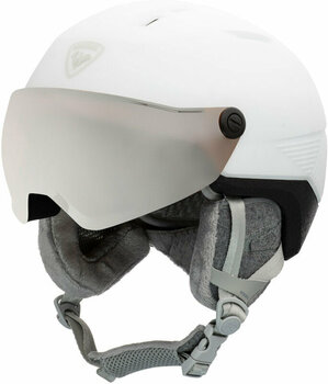 Ski Helmet Rossignol Fit Visor Impacts W White S/M (52-55 cm) Ski Helmet - 1