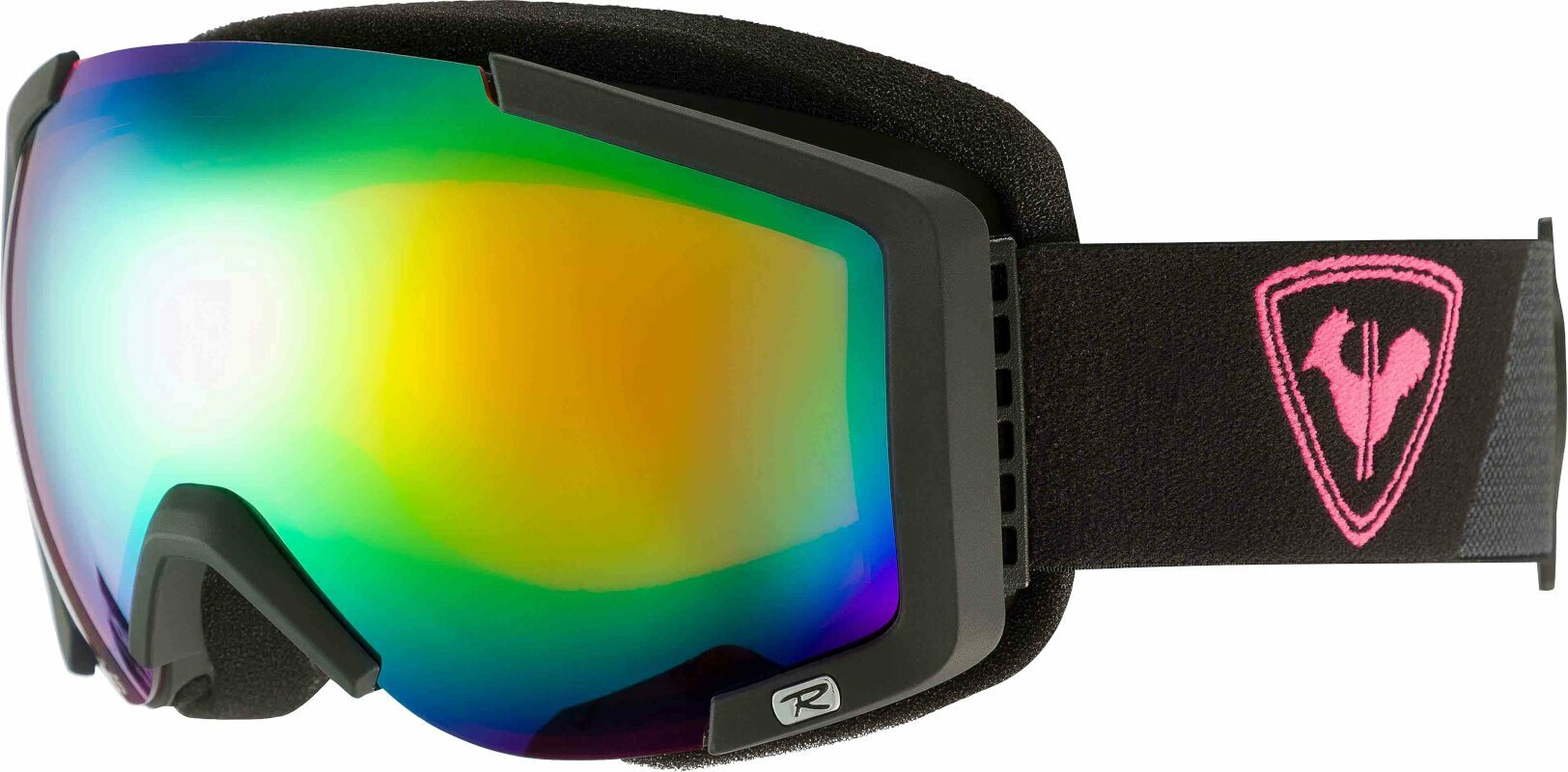 Óculos de esqui Rossignol Airis Zeiss Black/Orange Purple Green Mirror Óculos de esqui