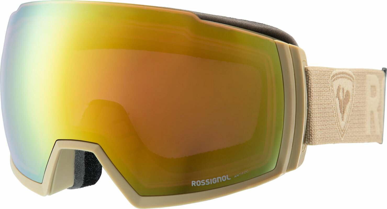 Masques de ski Rossignol Magne'Lens Sand/Rose Brown Gold Mirror/Orange Silver Mirror Masques de ski