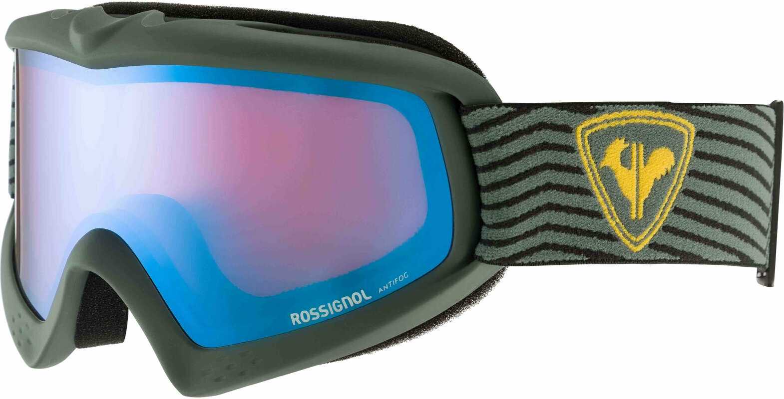Skibriller Rossignol Raffish Grey/Orange Blue Mirror Skibriller