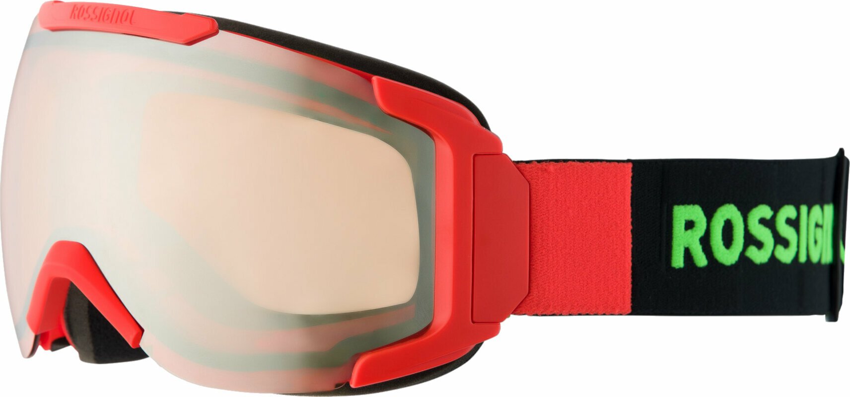 Masques de ski Rossignol Maverick Hero Red Green/Orange Grey Mirror/Orange Infrared Mirror/Transparent Masques de ski