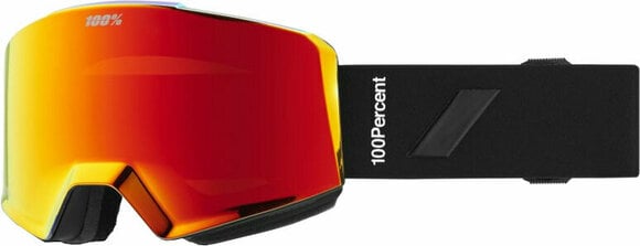 Okulary narciarskie 100% Norg Black/HiPER Red Mirror/HiPER Turquoise Mirror Okulary narciarskie - 1