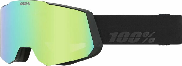 100% Snowcraft Black/HiPER Green Mirror/HiPER Turquoise Mirror