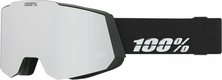 100% Snowcraft Black/HiPER Silver Mirror/HiPER Turquoise Mirror